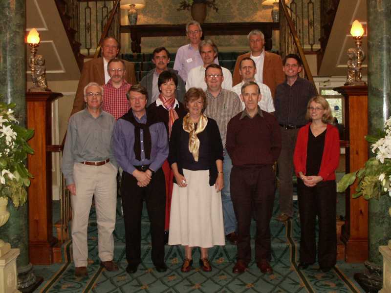 Photograph of the speakers at the 2005 conference.
