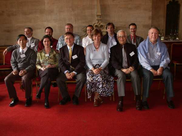 Photograph of the speakers at the 2003 conference.